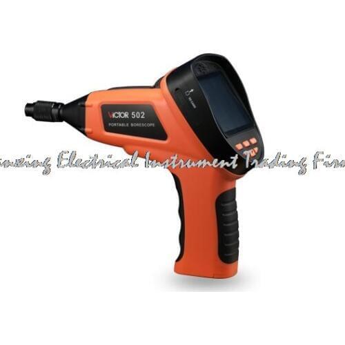 VICTOR 502 VC502 portable USB Endoscope 10mm Probe 2 Led 4XZoom Inspection Video Cam 54 Degree Angle of View