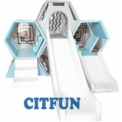 Ins popular color customize honeycomb maze Eco-friendly soft play