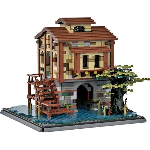 MOC Building Block C5286 Street View Villa Forest House Swamp Hideout By Zmarkella DIY Toys kit for Kid Birthday Gifts