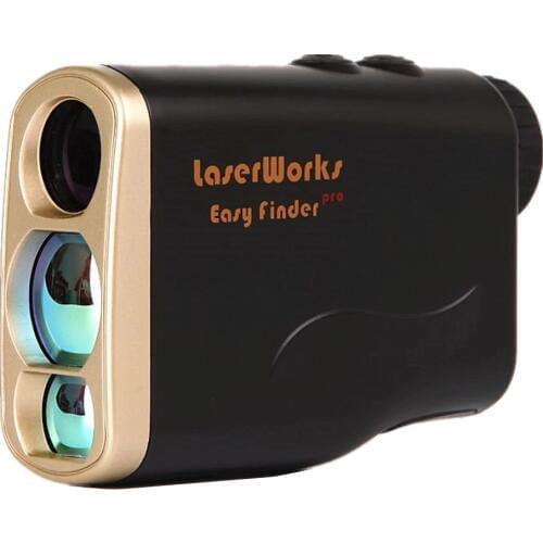 LaserWorks 1500m Long Distance Hunting Laser Rangefinder, Range Finder For Hunting and Golf flagpole range