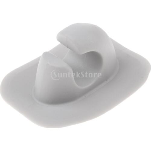 Lightweight Durable Grey PVC Kayak Canoe Boat Paddle Clips Pole Holder Mount Patch Replacement