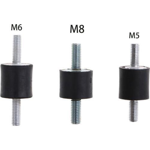 M5/M6/M8 Rubber Mount Double Male Thread Absorber Anti Vibration Silentblock Boat Car Bobbin Shock Absorber Tools