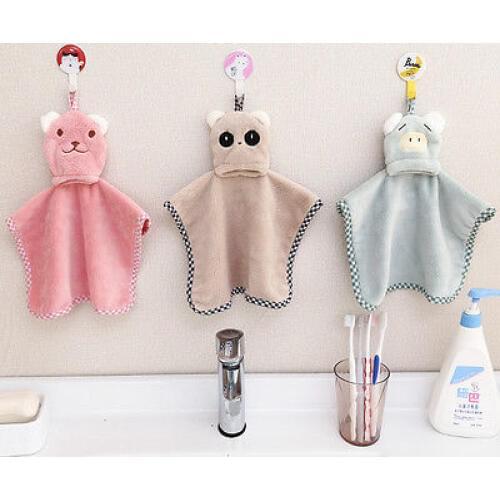 Cute Cartoon Cozy Absorbent Washing Dish Bowl Dishcloths Towel Kitchen Clean Rag 30 x 30 CM