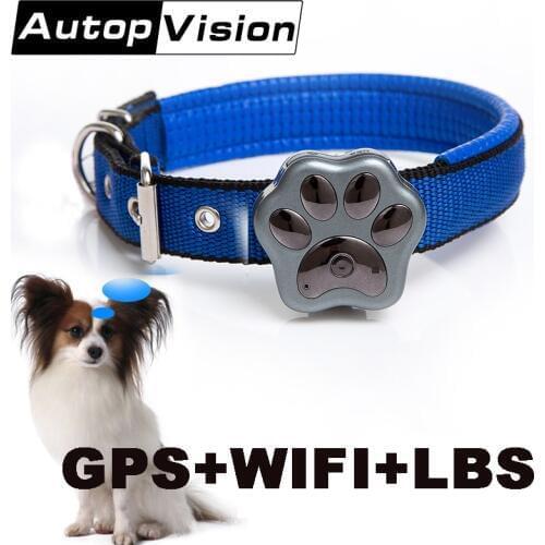V30 pets mini GPS tracker dog cat anti-theft phone real time tracking night outside locator GPS location device