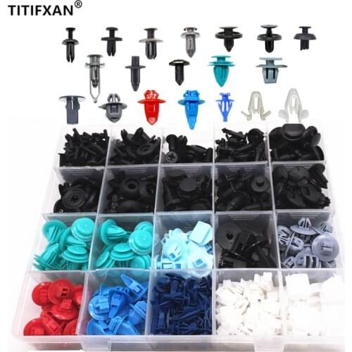 435PCS Door Trim Panel Bumper Fender Cover Seal Plastic Fasteners Clips Kit for All Toyota Cars Renovation Repair Parts Box Set