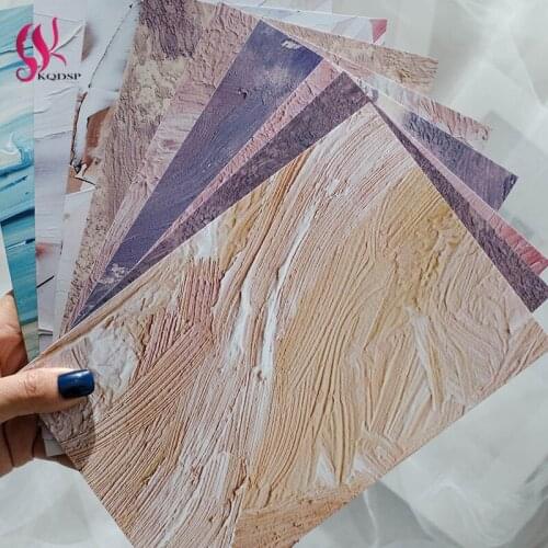 Japanese Style Nail Art Photo Prop Marble Background Paper Work Display Board DIY Mix Color Frame Showing Shelf Card 3D Manicure