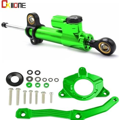 Motorcycle Steering Stabilizer Damper Bracket Kit Support For Kawasaki Z1000/ Z 1000 ABS 2018 2017 2016 2015 2014 2013 2012 2011