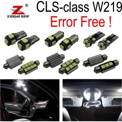 23pc X canbus Error free LED Interior Light Kit For Mercedes For Mercedes-Benz CLS W219 CLS500 CLS550 CLS55 AMG CLS63 AMG 06-10