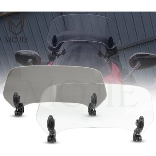 Motorcycle Windshield Extension Spoiler Windscreen Air Deflector For YAMAHA XTZ 660 1200 750 Super Tenere YZF1000R Thunderace