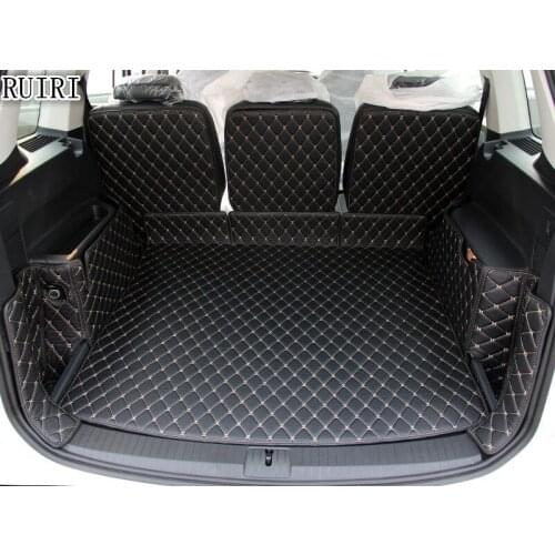 High quality! Special car trunk mats for Volkswagen Touran 5 seats 2020-2015 waterproof cargo liner boot carpets for Touran 2018