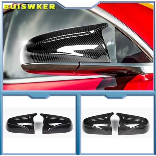 Replacement Trim 2p High Quality Carbon Fiber Pattern for Tesla Model 3 Model3 Tesla M3 2017-21 Rearview Mirror Cover