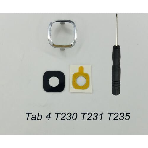 For Samsung Galaxy Tab 4 7.0 T230 T231 T235 Phone Rear Back Camera Safety Glass Lens Protector Cover + Tools