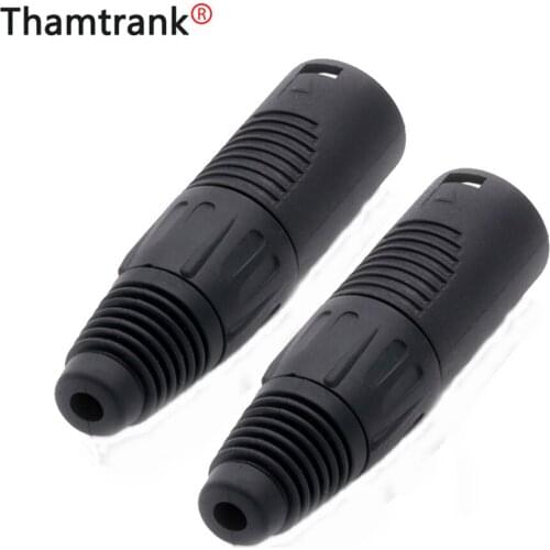 100pcs XLR 3Pins Male Plug Wire Connecter Adapte for Power Audio Video Panel Mount type