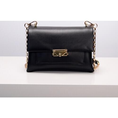 2020 new design women split leather chain cover crossbody bag small brief shoulder bags