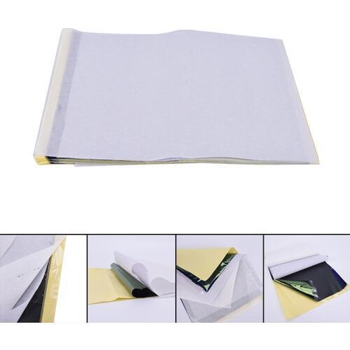 25 Sheets Tattoo Transfer Paper Stencil Carbon Thermal Tracing Hectograph Sheet Tattoo Accessories A4 size Body Art 210mm*297mm