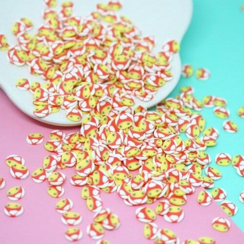50g Japanese Anime Totoro Girl Polymer Slices Hot Clay Sprinkles for Slime Filling Material DIY Craft Nail Art Decoration 5mm