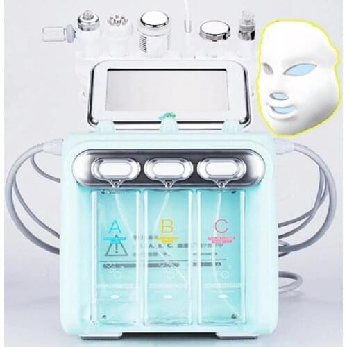 7 In 1 H2O2 Hydrafacial Water Oxygen Jet Peel Hydra Beauty Skin Cleansing Hydra Dermabrasion Facial Machine Water Aqua Peeling