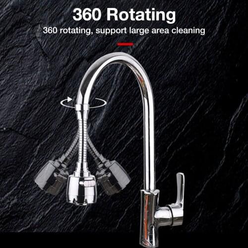 360 Degree Swivel Kitchen Faucet Aerator Adjustable Dual Mode Sprayer Filter Diffuser Water Saving Nozzle Faucet Connector