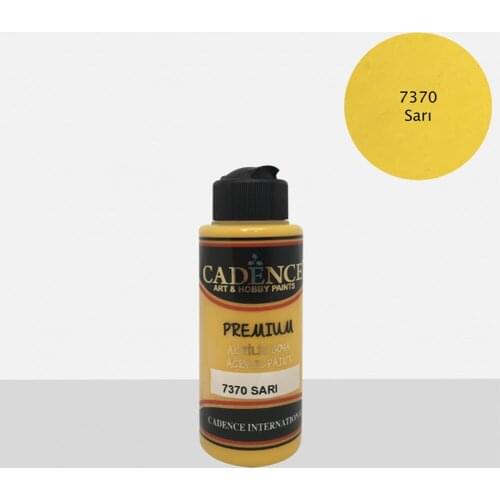 Cadence Acrylic Paint 7370-Sarı 120ml