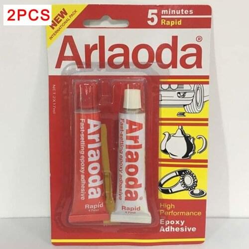 Araldite 2pcs/set 5/90 Minutes Stationery AB Epoxy Ceramics Glues Liquid Waterproof AB Glue Adhesive Metal