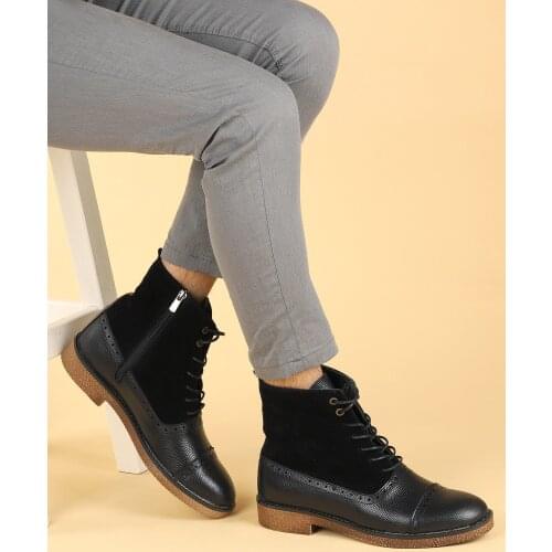 Ayakland 5300 Skin Thermo Bottom Men Lace-Up Boots Shoes