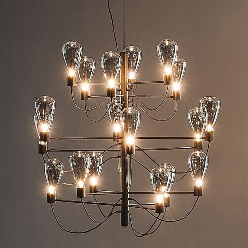 Art Deco Postmodern Iron Glass designer LED Lamp LED Light.Pendant Lights.Pendant Lamp.Pendant light For Dinning Room