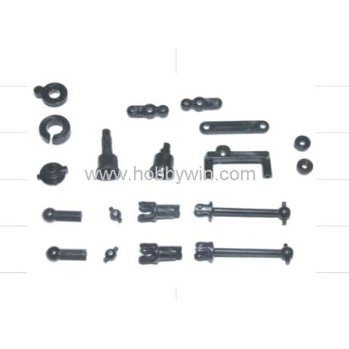 HBX part 24016 Drive Shaft Assembly Diff. Outdrive Servo Saver Assembly for 1/24 scale RC Model Buggy Car Off-Road Truck Truggy