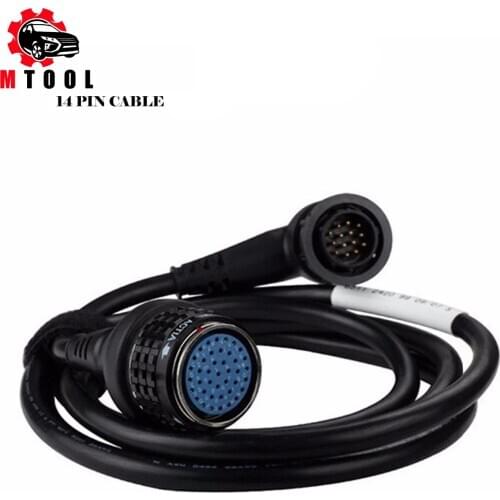 Best quality SD Connect Compact4 14PIN Cable for MB Star SD C4 MB Star SD C5 OBD II 14 pin testing Cable