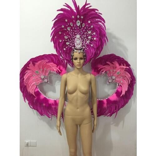 Lo spettacolo di danza copricapo di piume di accessori di abbigliamento La FESTA La Maschera IL Festival