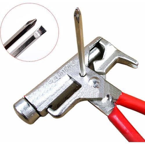 10 in1 Multi-functional Hammer Screwdriver Nail Gun Pipe Pliers Wrench Universal Electrical Instrument for Household Screwdriver