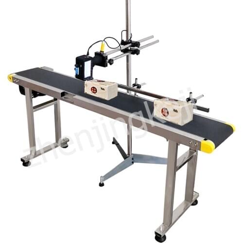 Small Online Printer Assembly Line Fully Automatic Coder Two-way Printing Adjustable High Power Conveyor Belt High Efficiency