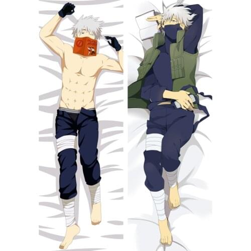 Wholesale Japanese Hot Anime Ninja Hatake Kakashi 6th Hokage Body Dakimakura Bedding Otaku Hugging Male Pillow Case Cover Gifts