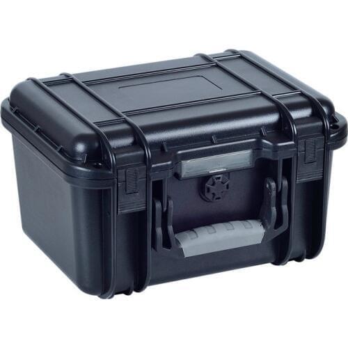 Hardware tool packing suitcase instrument and meter equipment big black box Plastic case
