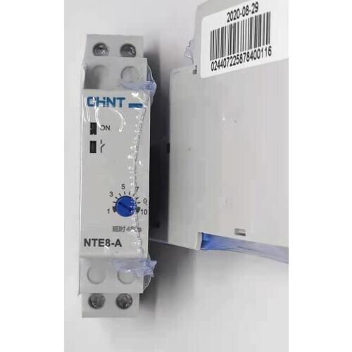 Din Rail Time Relay AC230V NTE8-10A 120A 480A 0.1S 5S 1S 10S 120S 480S Disconnection Power Faliure Power Off Delay Relay