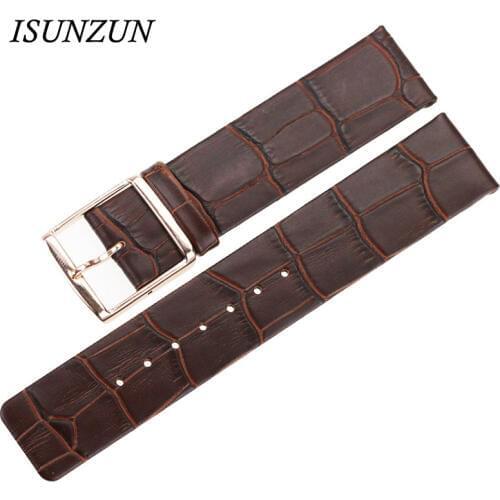 ISUNZUN Genuine Leather Watchband For CK k2Y231/K2Y2X6/k2G231/k2Y211/K2U231 Band Watch Band Women watch strap First Layer Leath