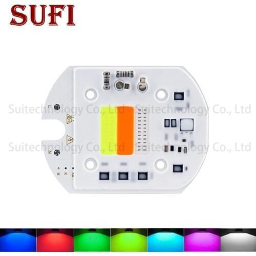 30W AC220V LED RGB COB Chip Red Green Blue Smart IC No Driver For DIY LED Floodlight Stage Lighting Decoration Alternation Lamp