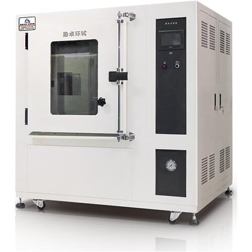 In the rain test chamber,Weather Rain Spray Simulation Waterproof Climatic