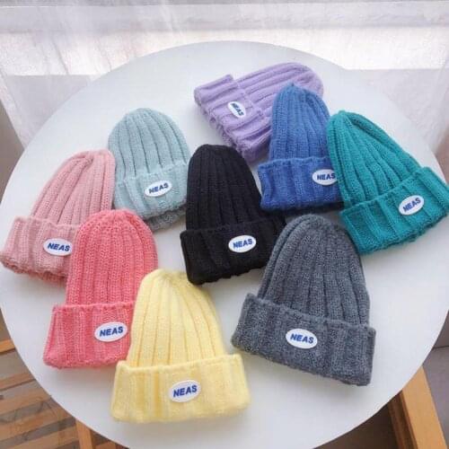 Knitted Kids Beanie Cap Infant Newborn Baby Boy Girl Hat Warm Children Baby Autumn Winter Girls Hat For Kids Toddler Bonnet Cap