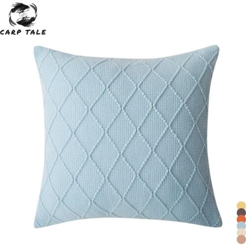 Nordic Style Knitted cushion cover Solid Color Throw Pillow Cover Decorative Cushions Covers For Sofa Home Luxury Pillow Case