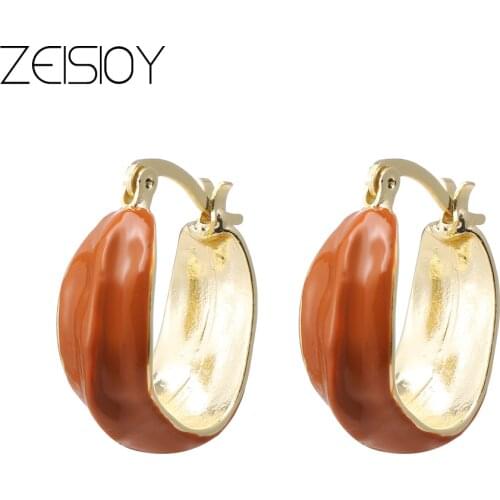 Zeisioy Women's Gold Earrings