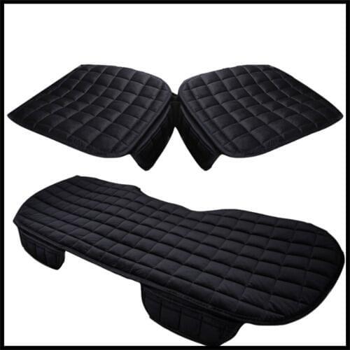 Winter car seat non-slip three-piece backless plush cushion Auto parts for Hyundai HND-3 Veloster i10 LPI 30blue R cee d ix