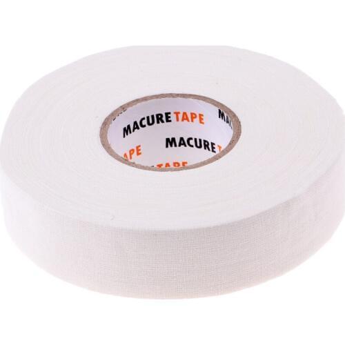 1 Roll of Durable Cloth Hockey Stick Tape Pro Quality 1' X 25 Yards Black White Enhances Ice field Hockey badminton Golf Tape