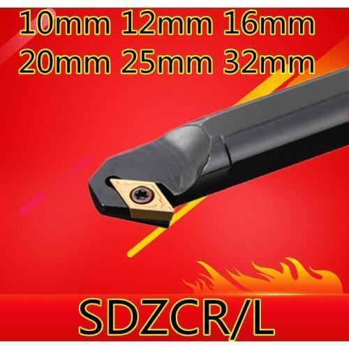 1PCS 8mm 10mm 12mm 16mm 20mm 25mm S12M-SDZCR07 S16Q-SDZCR11 SDZCR07 SDZCR11 SDZCL07/11 the Right/Left Hand CNC Turning tools