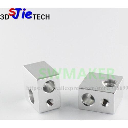 2pcs Flashforge 3D printer Heater Block MK10 for the FlashForge Dreamer / Creator 3D printer spare parts