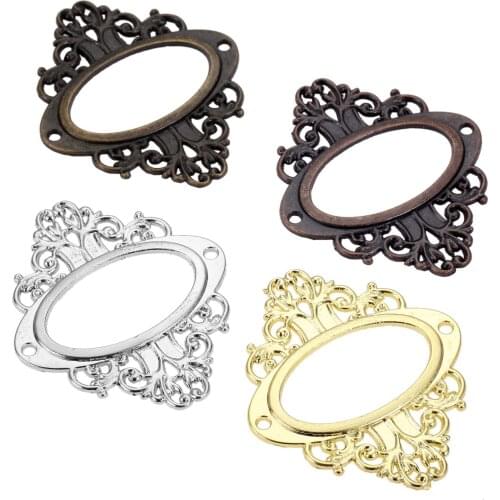 20Pcs Antique Carved Furniture Cabinet Medicine Drawer Label Pull Frame File Box Name Card Holder Notepad Photo Album DIY66*56mm