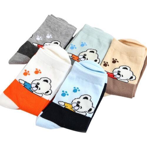 5 pairs/Package 2016 spring&autum Cartoon pattern cotton tube children socks 1-12 year kids socks boys girls socks