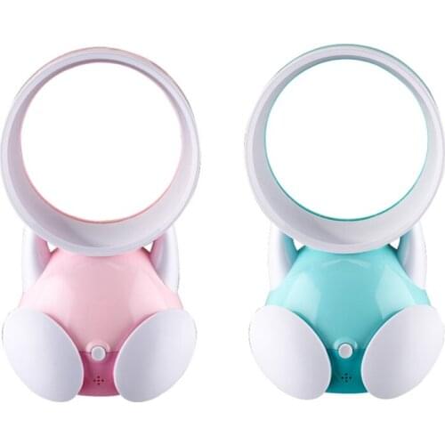 5V Bladeless Fan Desktop USB Mini Fans Cartoon Precious Portable Small Electric Fan Office Family Desk Fan