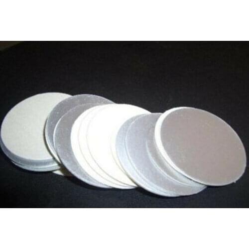 5000pcs For induction sealing 30mm plactic laminated aluminum foil lid liners