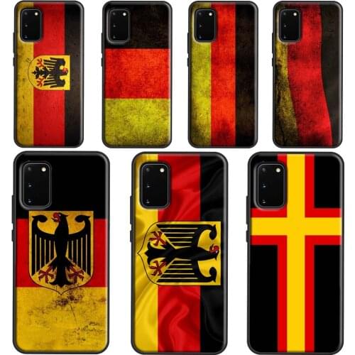 Germany Flag Banner Case For Samsung Note 20 Ultra Note 10 Plus Cover For Galaxy S20 Plus S10 e S8 S9 Coque