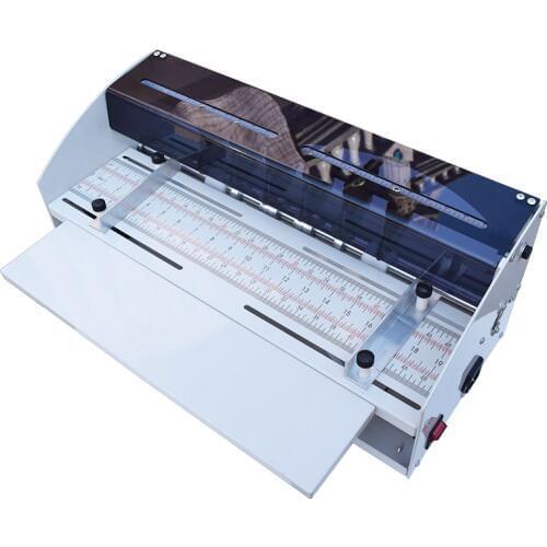 Electric paper creasing machine paper Creaser paper punching machine cutting and creasing machine Automatic crease machine 1pc